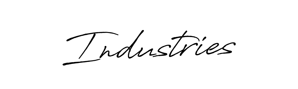 Here are the top 10 professional signature styles for the name Industries. These are the best autograph styles you can use for your name. Industries signature style 7 images and pictures png