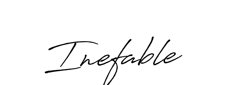 Similarly Antro_Vectra_Bolder is the best handwritten signature design. Signature creator online .You can use it as an online autograph creator for name Inefable. Inefable signature style 7 images and pictures png