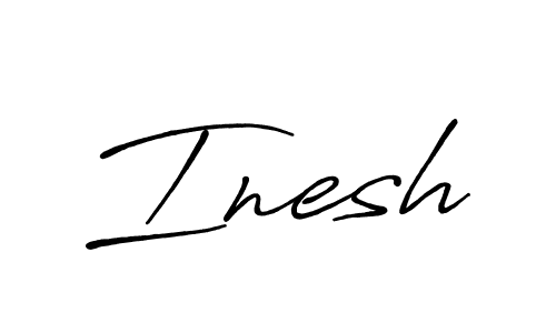 It looks lik you need a new signature style for name Inesh. Design unique handwritten (Antro_Vectra_Bolder) signature with our free signature maker in just a few clicks. Inesh signature style 7 images and pictures png