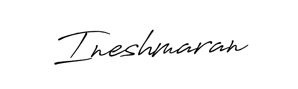 Design your own signature with our free online signature maker. With this signature software, you can create a handwritten (Antro_Vectra_Bolder) signature for name Ineshmaran. Ineshmaran signature style 7 images and pictures png