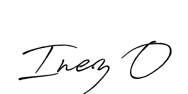 Design your own signature with our free online signature maker. With this signature software, you can create a handwritten (Antro_Vectra_Bolder) signature for name Inez O. Inez O signature style 7 images and pictures png