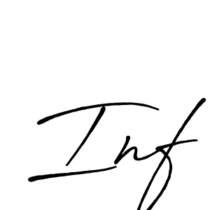 Similarly Antro_Vectra_Bolder is the best handwritten signature design. Signature creator online .You can use it as an online autograph creator for name Inf. Inf signature style 7 images and pictures png