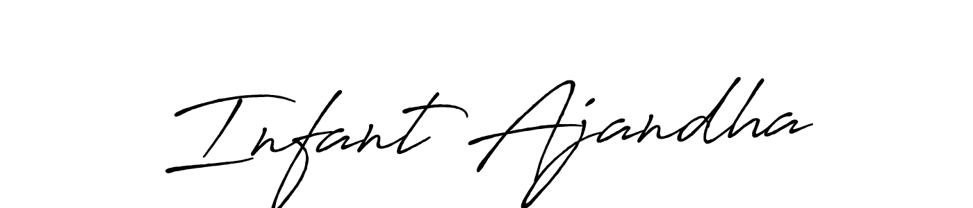 Make a beautiful signature design for name Infant Ajandha. Use this online signature maker to create a handwritten signature for free. Infant Ajandha signature style 7 images and pictures png