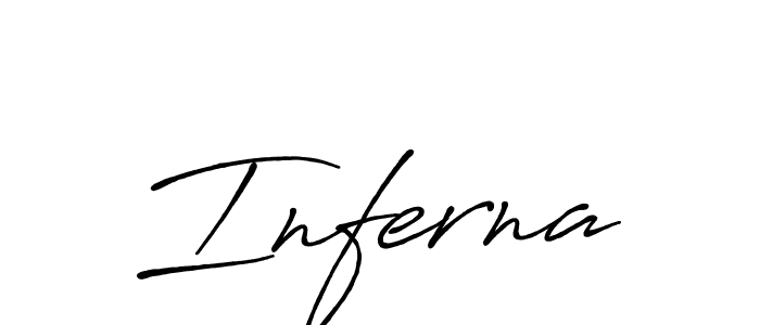 You should practise on your own different ways (Antro_Vectra_Bolder) to write your name (Inferna) in signature. don't let someone else do it for you. Inferna signature style 7 images and pictures png