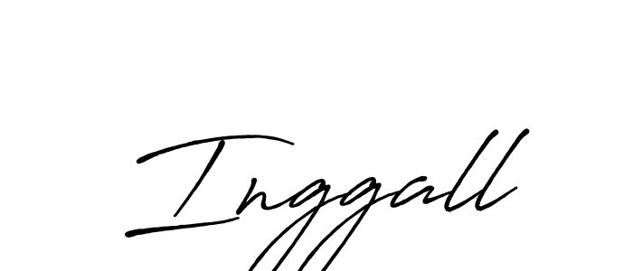 Also we have Inggall name is the best signature style. Create professional handwritten signature collection using Antro_Vectra_Bolder autograph style. Inggall signature style 7 images and pictures png