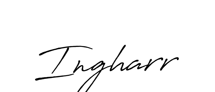 How to make Ingharr signature? Antro_Vectra_Bolder is a professional autograph style. Create handwritten signature for Ingharr name. Ingharr signature style 7 images and pictures png