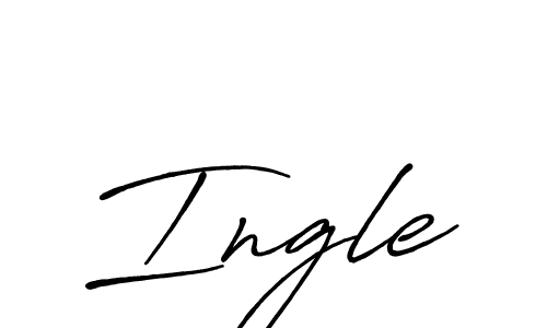 if you are searching for the best signature style for your name Ingle. so please give up your signature search. here we have designed multiple signature styles  using Antro_Vectra_Bolder. Ingle signature style 7 images and pictures png