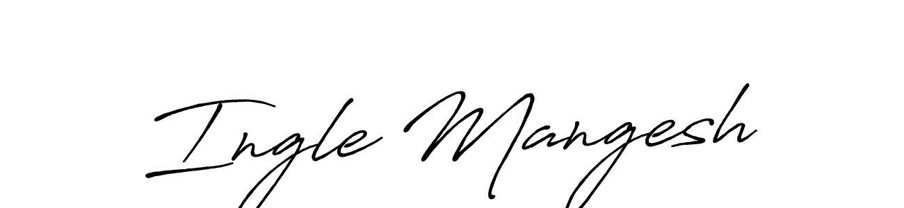 Once you've used our free online signature maker to create your best signature Antro_Vectra_Bolder style, it's time to enjoy all of the benefits that Ingle Mangesh name signing documents. Ingle Mangesh signature style 7 images and pictures png