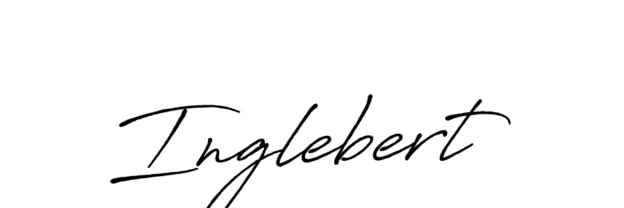 Use a signature maker to create a handwritten signature online. With this signature software, you can design (Antro_Vectra_Bolder) your own signature for name Inglebert. Inglebert signature style 7 images and pictures png