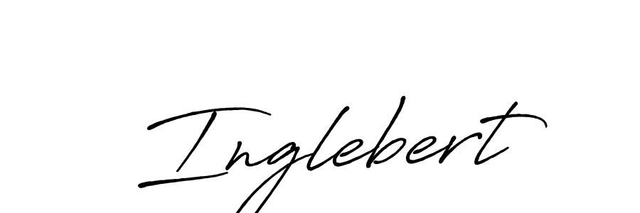 Use a signature maker to create a handwritten signature online. With this signature software, you can design (Antro_Vectra_Bolder) your own signature for name Inglebert. Inglebert signature style 7 images and pictures png