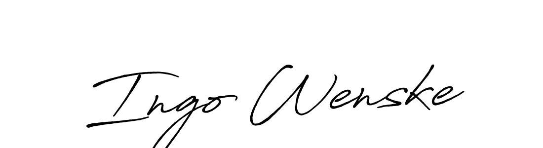 Design your own signature with our free online signature maker. With this signature software, you can create a handwritten (Antro_Vectra_Bolder) signature for name Ingo Wenske. Ingo Wenske signature style 7 images and pictures png
