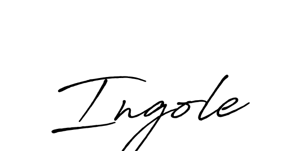 Make a beautiful signature design for name Ingole. With this signature (Antro_Vectra_Bolder) style, you can create a handwritten signature for free. Ingole signature style 7 images and pictures png