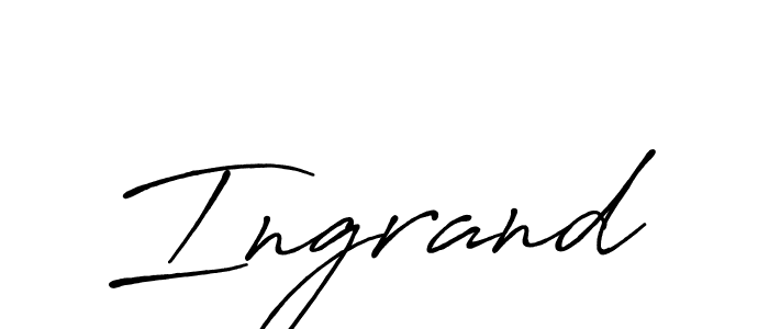 See photos of Ingrand official signature by Spectra . Check more albums & portfolios. Read reviews & check more about Antro_Vectra_Bolder font. Ingrand signature style 7 images and pictures png