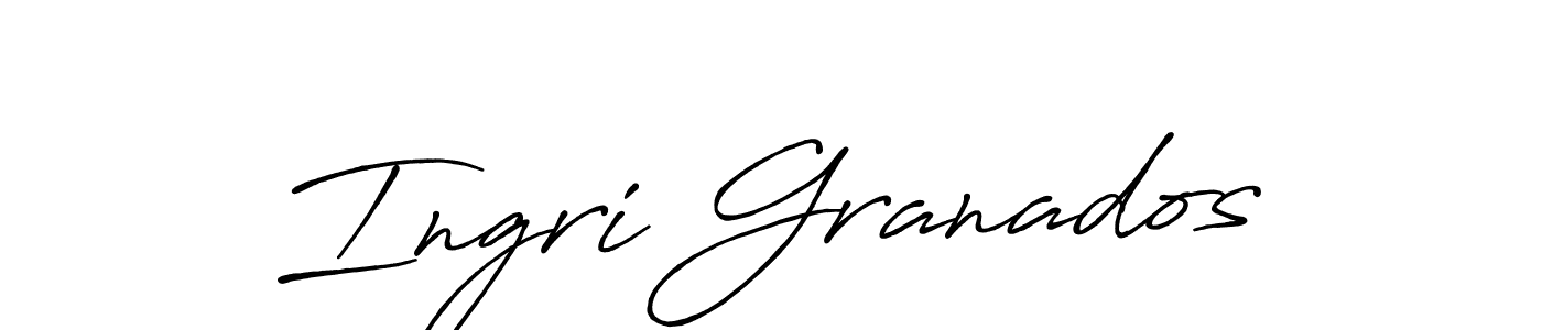 Once you've used our free online signature maker to create your best signature Antro_Vectra_Bolder style, it's time to enjoy all of the benefits that Ingri Granados name signing documents. Ingri Granados signature style 7 images and pictures png