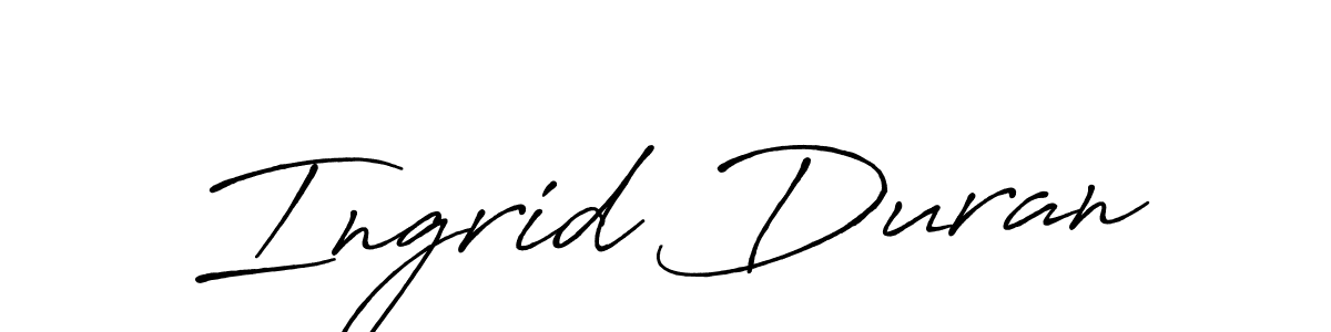 Once you've used our free online signature maker to create your best signature Antro_Vectra_Bolder style, it's time to enjoy all of the benefits that Ingrid Duran name signing documents. Ingrid Duran signature style 7 images and pictures png