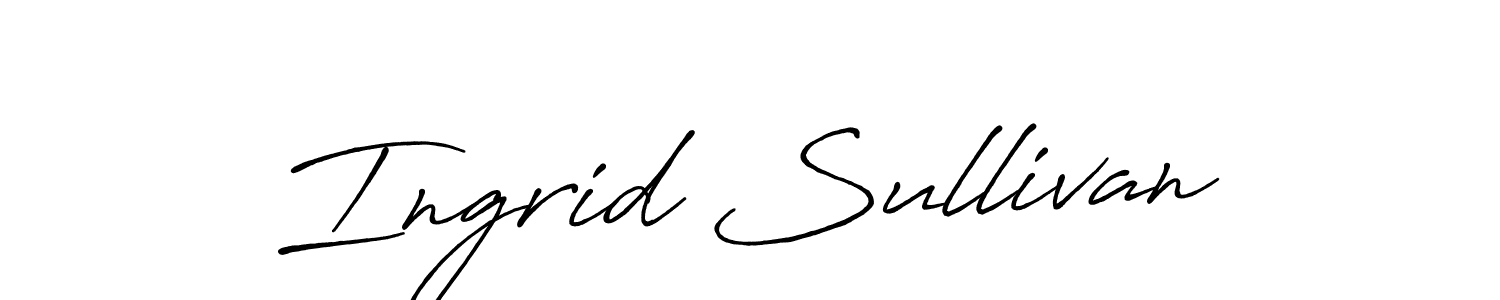 Design your own signature with our free online signature maker. With this signature software, you can create a handwritten (Antro_Vectra_Bolder) signature for name Ingrid Sullivan. Ingrid Sullivan signature style 7 images and pictures png