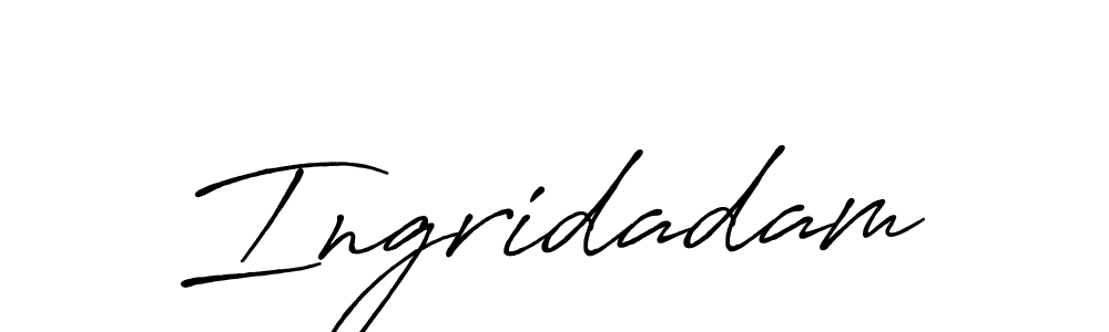 See photos of Ingridadam official signature by Spectra . Check more albums & portfolios. Read reviews & check more about Antro_Vectra_Bolder font. Ingridadam signature style 7 images and pictures png