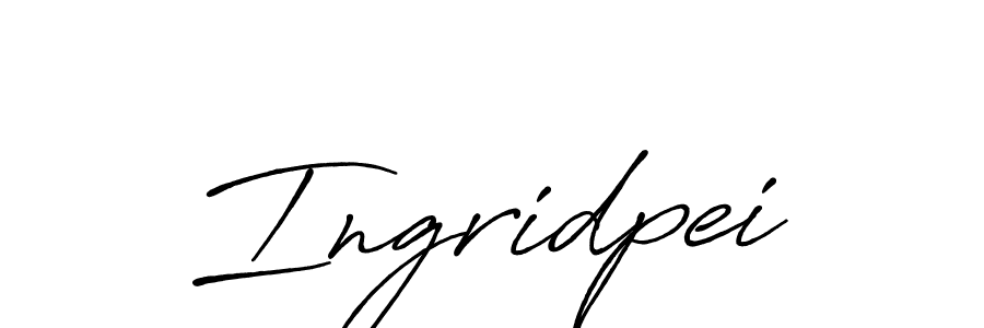 It looks lik you need a new signature style for name Ingridpei. Design unique handwritten (Antro_Vectra_Bolder) signature with our free signature maker in just a few clicks. Ingridpei signature style 7 images and pictures png