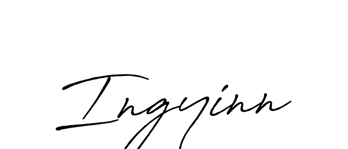 How to make Ingyinn name signature. Use Antro_Vectra_Bolder style for creating short signs online. This is the latest handwritten sign. Ingyinn signature style 7 images and pictures png