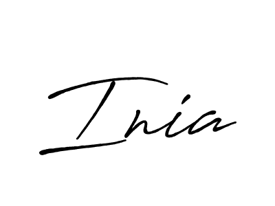 The best way (Antro_Vectra_Bolder) to make a short signature is to pick only two or three words in your name. The name Inia include a total of six letters. For converting this name. Inia signature style 7 images and pictures png