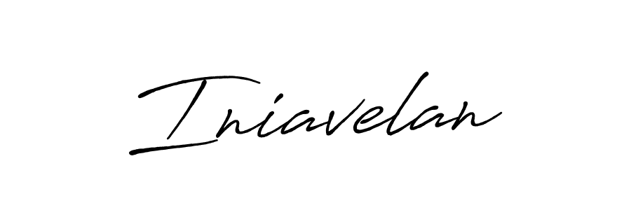 Also we have Iniavelan name is the best signature style. Create professional handwritten signature collection using Antro_Vectra_Bolder autograph style. Iniavelan signature style 7 images and pictures png