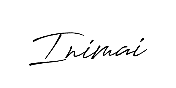 Create a beautiful signature design for name Inimai. With this signature (Antro_Vectra_Bolder) fonts, you can make a handwritten signature for free. Inimai signature style 7 images and pictures png