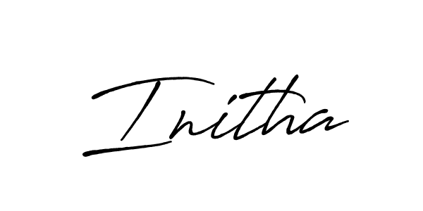 Similarly Antro_Vectra_Bolder is the best handwritten signature design. Signature creator online .You can use it as an online autograph creator for name Initha. Initha signature style 7 images and pictures png