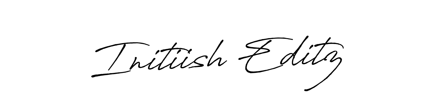 Use a signature maker to create a handwritten signature online. With this signature software, you can design (Antro_Vectra_Bolder) your own signature for name Initiish Editz. Initiish Editz signature style 7 images and pictures png