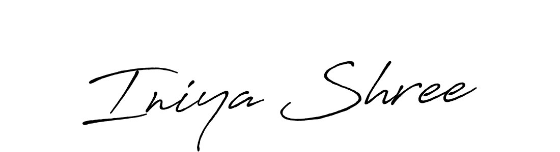 Antro_Vectra_Bolder is a professional signature style that is perfect for those who want to add a touch of class to their signature. It is also a great choice for those who want to make their signature more unique. Get Iniya Shree name to fancy signature for free. Iniya Shree signature style 7 images and pictures png