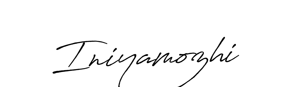 You can use this online signature creator to create a handwritten signature for the name Iniyamozhi. This is the best online autograph maker. Iniyamozhi signature style 7 images and pictures png