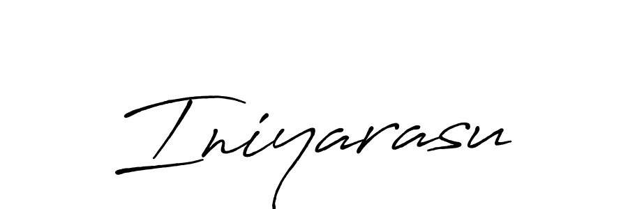 How to make Iniyarasu signature? Antro_Vectra_Bolder is a professional autograph style. Create handwritten signature for Iniyarasu name. Iniyarasu signature style 7 images and pictures png