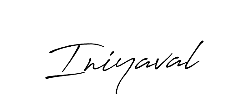 Iniyaval stylish signature style. Best Handwritten Sign (Antro_Vectra_Bolder) for my name. Handwritten Signature Collection Ideas for my name Iniyaval. Iniyaval signature style 7 images and pictures png