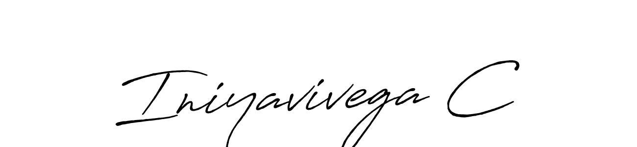 Best and Professional Signature Style for Iniyavivega C. Antro_Vectra_Bolder Best Signature Style Collection. Iniyavivega C signature style 7 images and pictures png