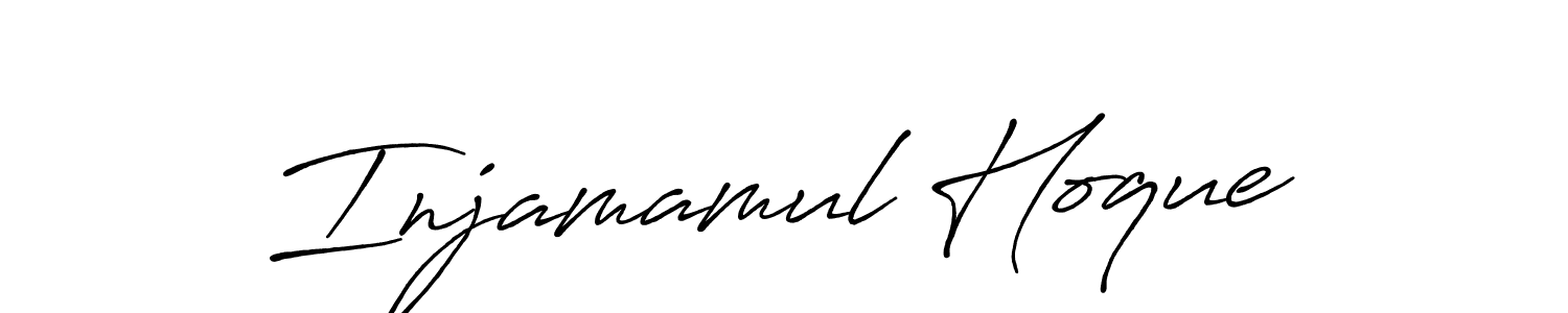 Also You can easily find your signature by using the search form. We will create Injamamul Hoque name handwritten signature images for you free of cost using Antro_Vectra_Bolder sign style. Injamamul Hoque signature style 7 images and pictures png