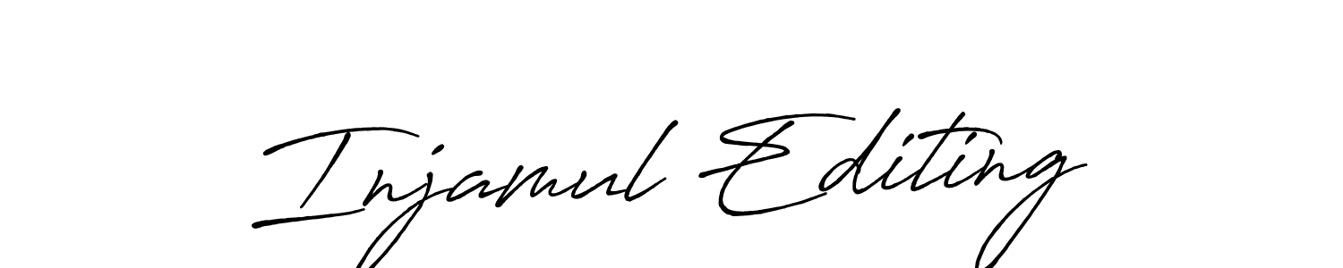 Make a beautiful signature design for name Injamul Editing. Use this online signature maker to create a handwritten signature for free. Injamul Editing signature style 7 images and pictures png