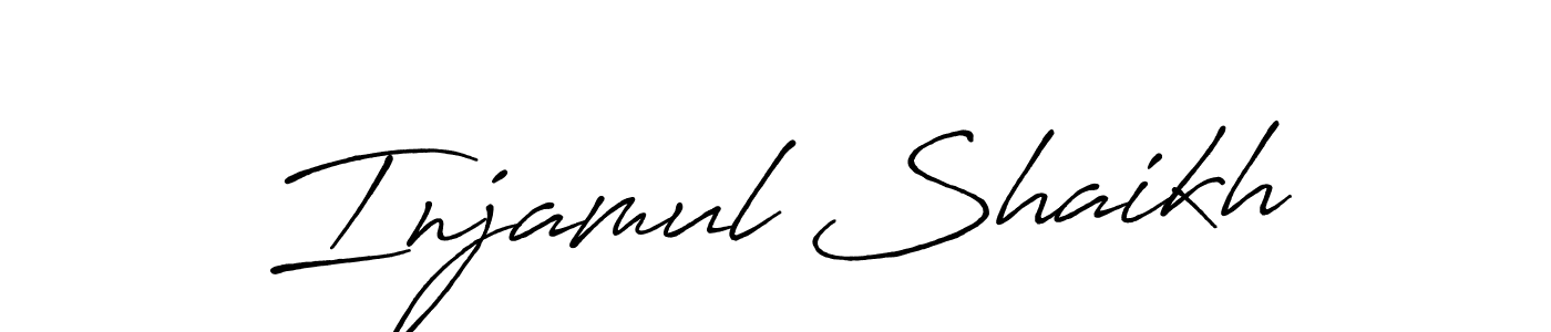 Antro_Vectra_Bolder is a professional signature style that is perfect for those who want to add a touch of class to their signature. It is also a great choice for those who want to make their signature more unique. Get Injamul Shaikh name to fancy signature for free. Injamul Shaikh signature style 7 images and pictures png