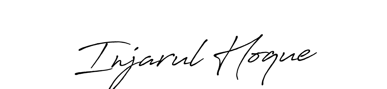 Antro_Vectra_Bolder is a professional signature style that is perfect for those who want to add a touch of class to their signature. It is also a great choice for those who want to make their signature more unique. Get Injarul Hoque name to fancy signature for free. Injarul Hoque signature style 7 images and pictures png