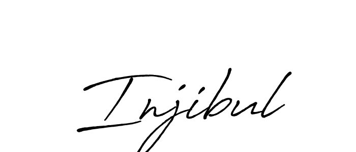 How to make Injibul signature? Antro_Vectra_Bolder is a professional autograph style. Create handwritten signature for Injibul name. Injibul signature style 7 images and pictures png
