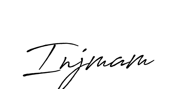 Make a beautiful signature design for name Injmam. With this signature (Antro_Vectra_Bolder) style, you can create a handwritten signature for free. Injmam signature style 7 images and pictures png