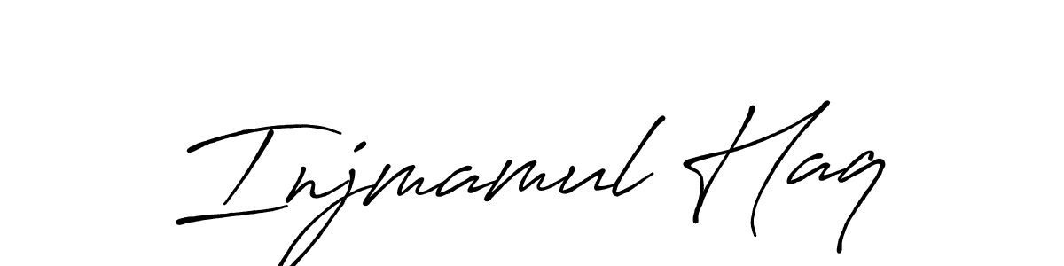 Also we have Injmamul Haq name is the best signature style. Create professional handwritten signature collection using Antro_Vectra_Bolder autograph style. Injmamul Haq signature style 7 images and pictures png