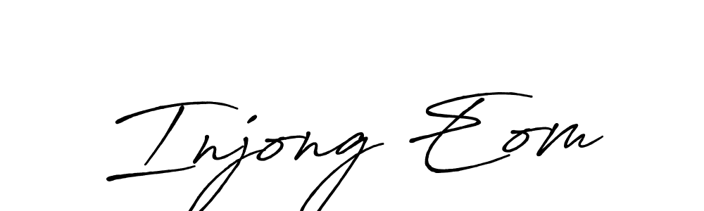 Similarly Antro_Vectra_Bolder is the best handwritten signature design. Signature creator online .You can use it as an online autograph creator for name Injong Eom. Injong Eom signature style 7 images and pictures png