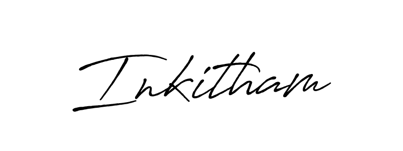 Inkitham stylish signature style. Best Handwritten Sign (Antro_Vectra_Bolder) for my name. Handwritten Signature Collection Ideas for my name Inkitham. Inkitham signature style 7 images and pictures png