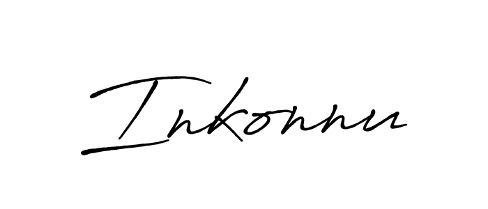 Make a beautiful signature design for name Inkonnu. With this signature (Antro_Vectra_Bolder) style, you can create a handwritten signature for free. Inkonnu signature style 7 images and pictures png