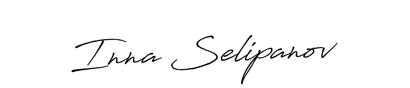 This is the best signature style for the Inna Selipanov name. Also you like these signature font (Antro_Vectra_Bolder). Mix name signature. Inna Selipanov signature style 7 images and pictures png