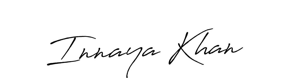 if you are searching for the best signature style for your name Innaya Khan. so please give up your signature search. here we have designed multiple signature styles  using Antro_Vectra_Bolder. Innaya Khan signature style 7 images and pictures png