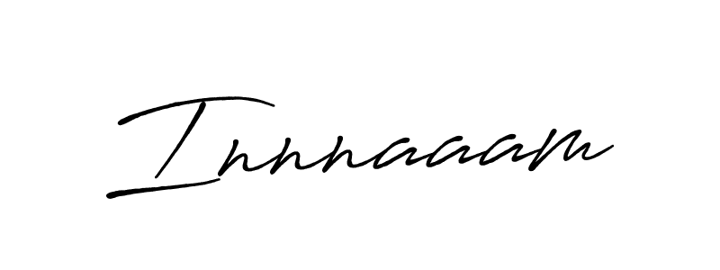 Innnaaam stylish signature style. Best Handwritten Sign (Antro_Vectra_Bolder) for my name. Handwritten Signature Collection Ideas for my name Innnaaam. Innnaaam signature style 7 images and pictures png
