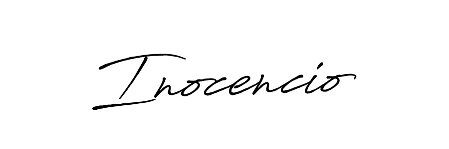 Similarly Antro_Vectra_Bolder is the best handwritten signature design. Signature creator online .You can use it as an online autograph creator for name Inocencio. Inocencio signature style 7 images and pictures png