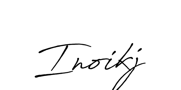 Also we have Inoikj name is the best signature style. Create professional handwritten signature collection using Antro_Vectra_Bolder autograph style. Inoikj signature style 7 images and pictures png