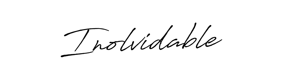 Create a beautiful signature design for name Inolvidable. With this signature (Antro_Vectra_Bolder) fonts, you can make a handwritten signature for free. Inolvidable signature style 7 images and pictures png