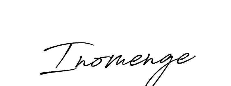 Design your own signature with our free online signature maker. With this signature software, you can create a handwritten (Antro_Vectra_Bolder) signature for name Inomenge. Inomenge signature style 7 images and pictures png